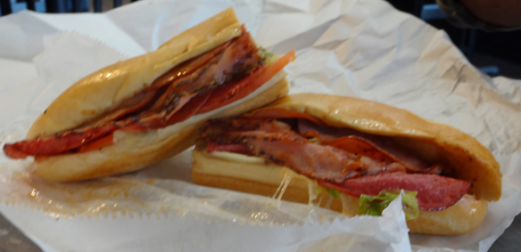 Capriotti's Grilled Italian ~ genoa salami, capacolla and prosciutini makes for an awesome sandwich.